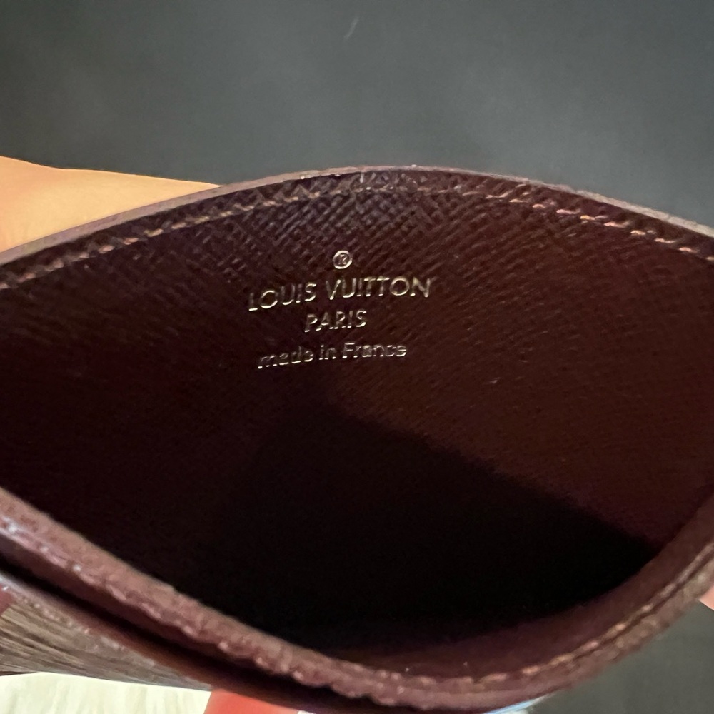 Louis Vuitton Epi Electric Card Holder, Deep Burgundy - Picture 7 of 8